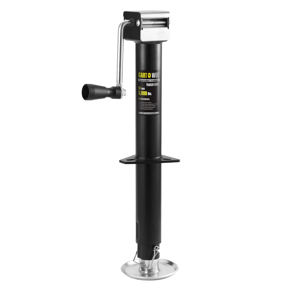 GARTOWEE front view of A‑frame jack showing sturdy construction and capacity benefits