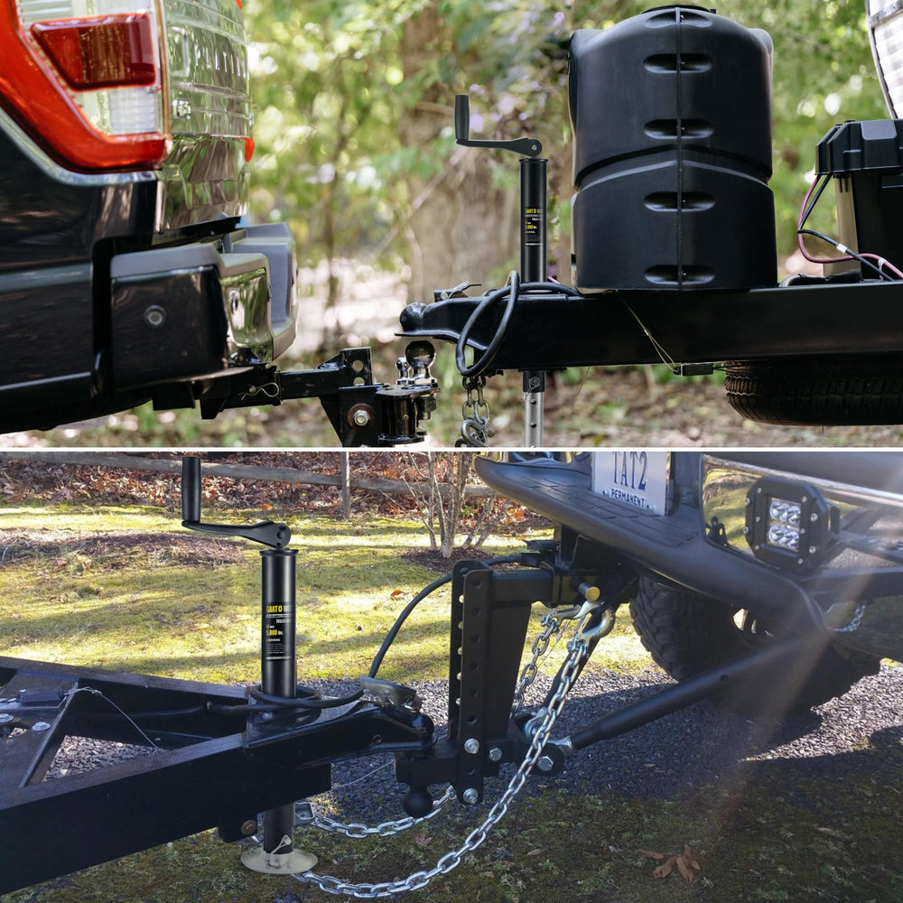 GARTOWEE supporting trailer under load demonstrating reliable 5000 lb capacity benefit