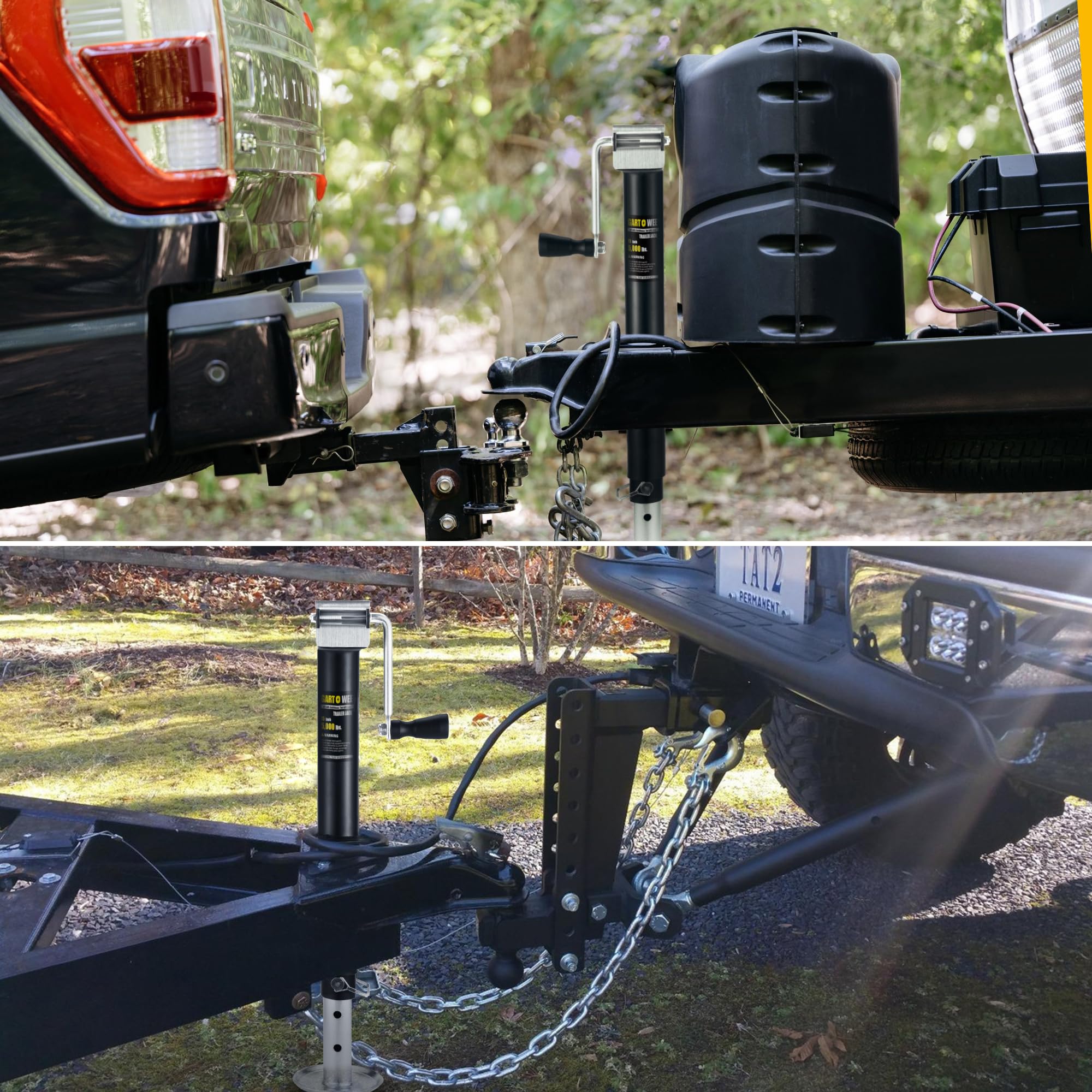 GARTOWEE side‑wind operation in use illustrating ergonomic lifting advantage