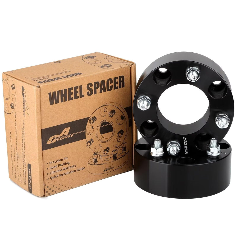 GAsupply front view of spacer pair showing fitment and hardware benefit