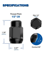 GAsupply close-up of lug nut threads highlighting easy installation benefit