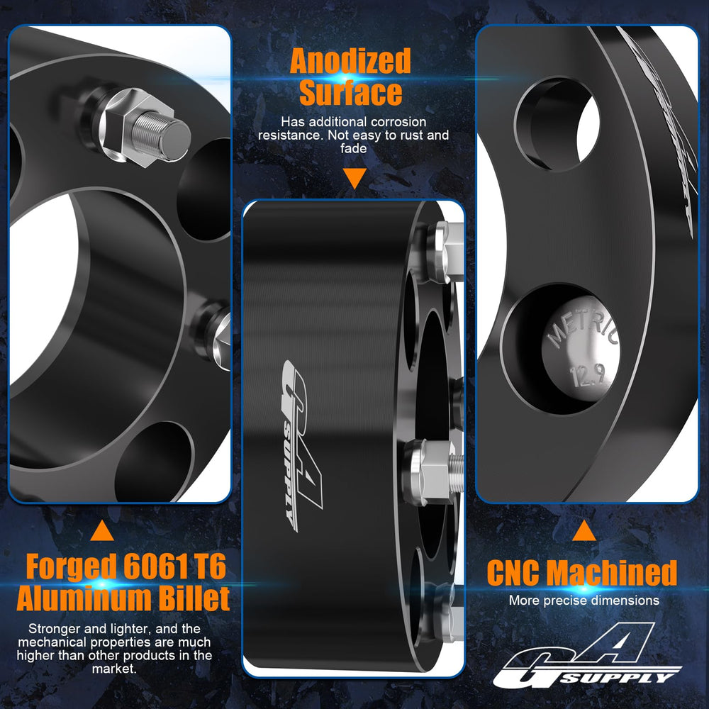 GAsupply detail of M10x1.25 studs demonstrating strong Grade 12.9 hardware benefit