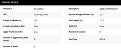Gates 33963 packaging and label with part number, aids quick identification and correct purchase