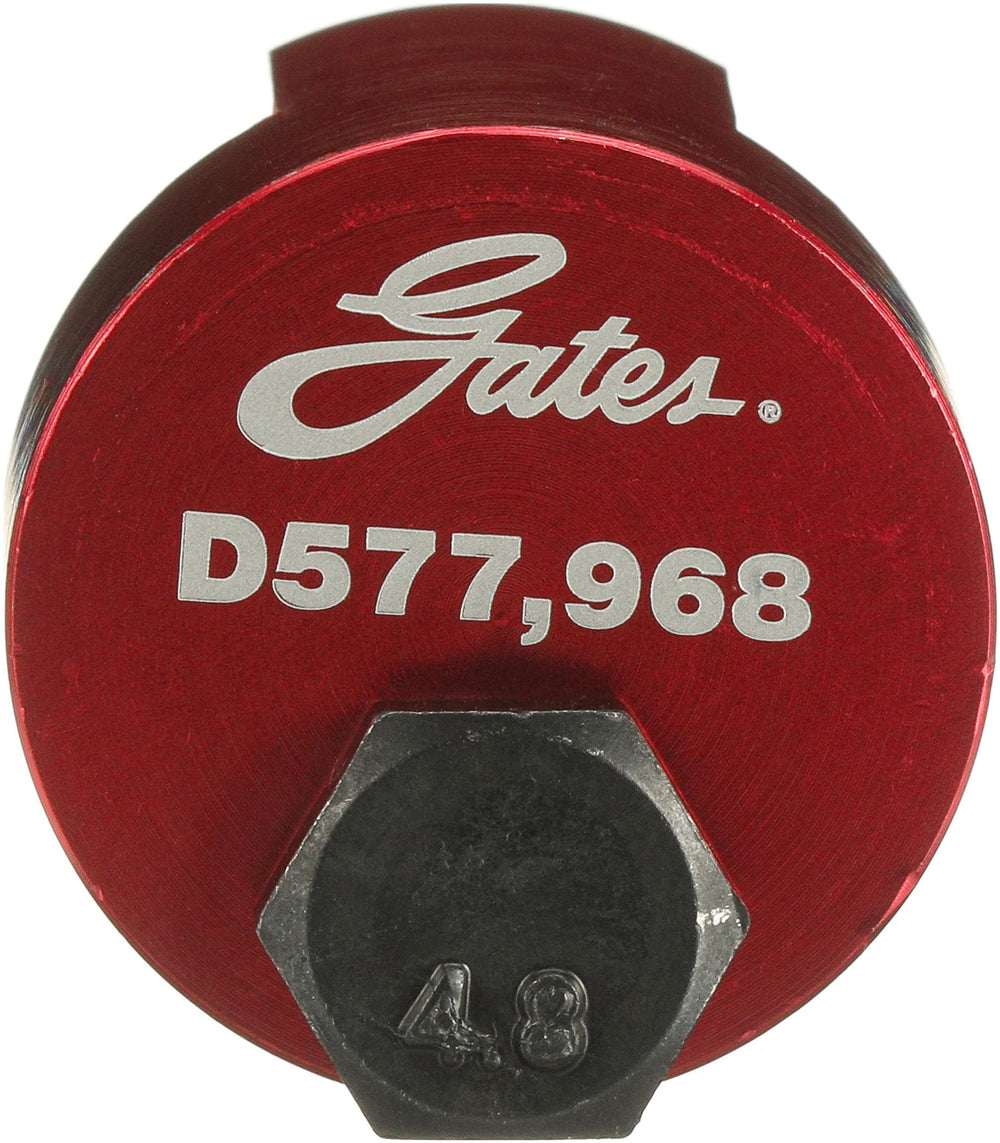 Gates 91030 installed on engine demonstrating safe belt seating benefit