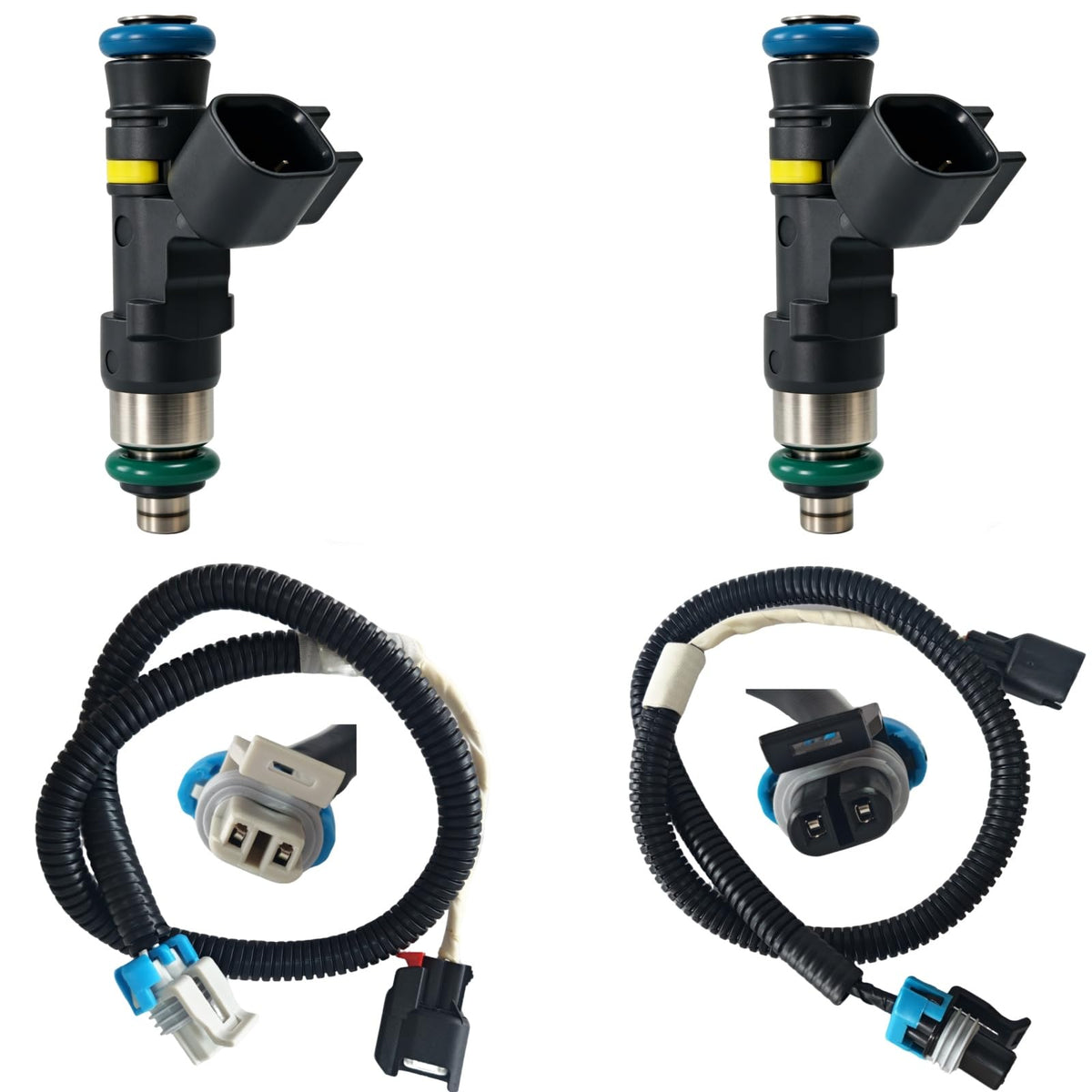 Gautory front view packaging showing injector set and harness improves reliability
