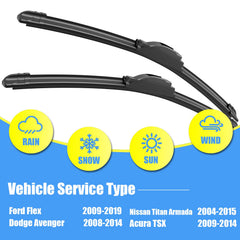 Gavimnal close-up of silicone wiper edge showing smooth streak-free wipe