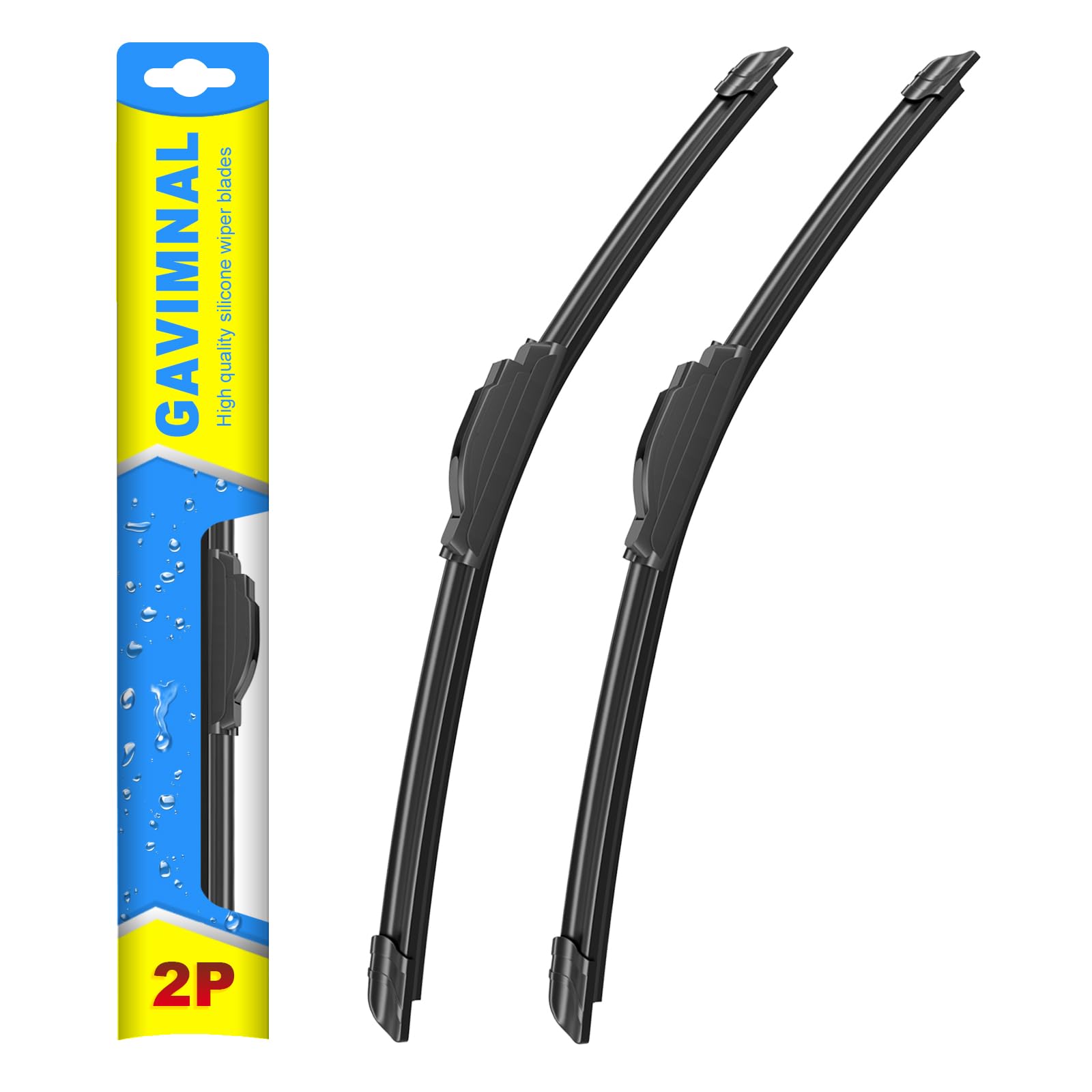 Gavimnal front packaging showing 20 inch wiper pair and fit details