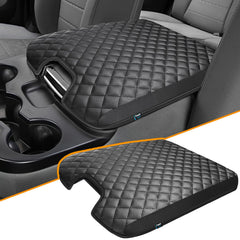 GAWAF front view of console cover showing perfect fit and improved comfort