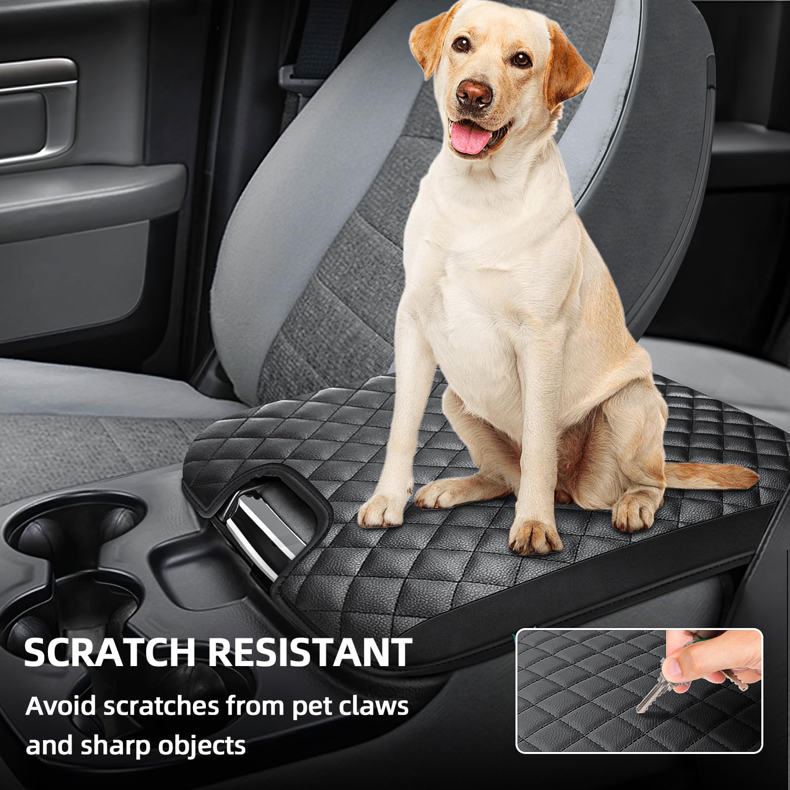 GAWAF cover installed in Ram truck demonstrating upgraded interior comfort