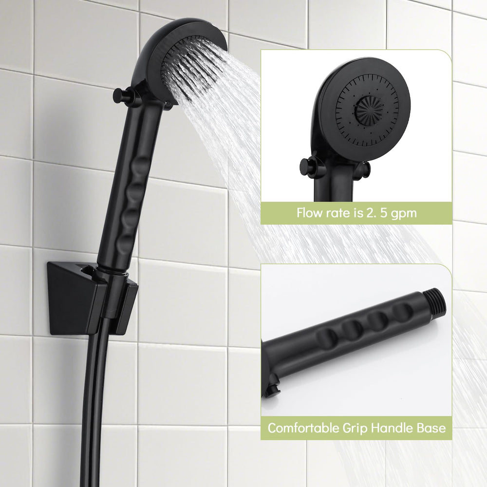gcbcrit 47-inch PVC hose fully extended showing flexibility and kink resistance