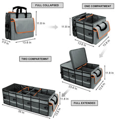 GDNasist top view of adjustable dividers showing customizable layout for varied cargo sizes