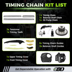 GDO tensioner and guides laid out to show correct components and straightforward replacement