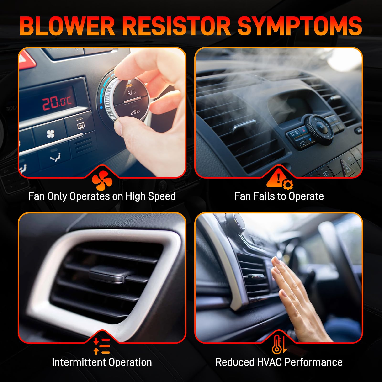 GDUKOP resistor installed in vehicle cavity demonstrating correct placement