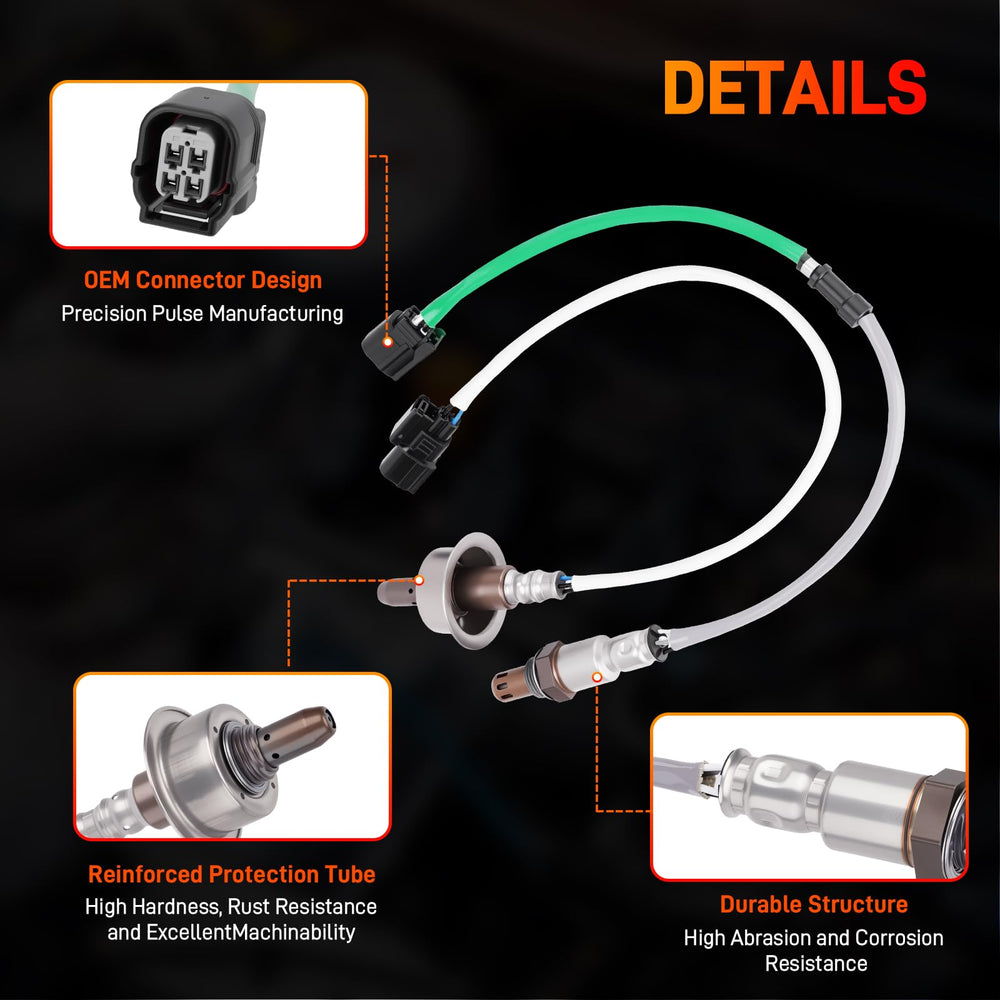 GDUKOP downstream oxygen sensor close-up showing robust housing for reliable readings