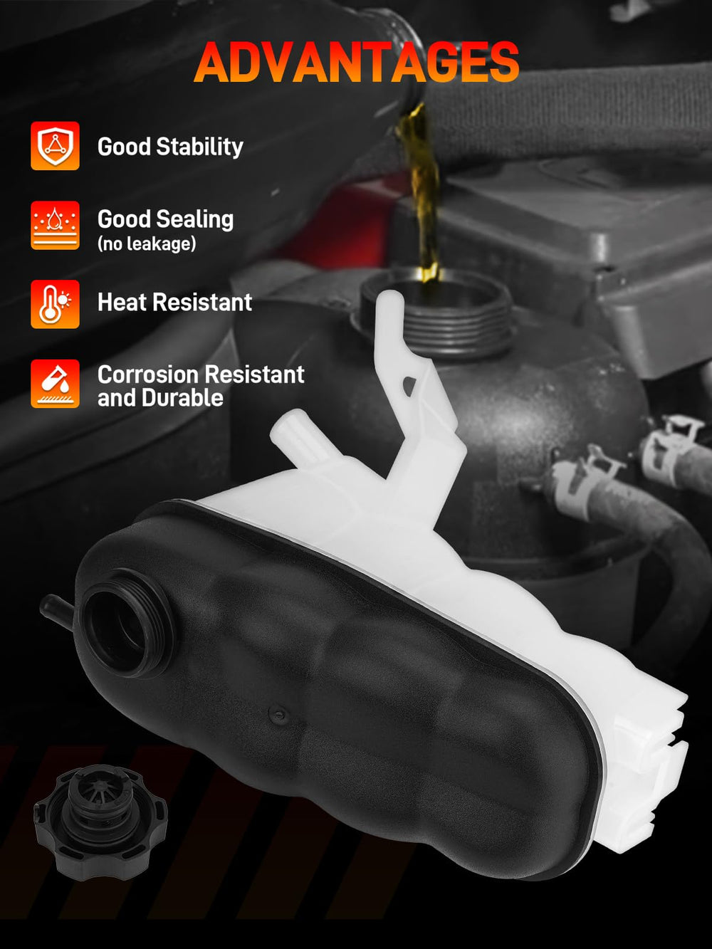 GDUKOP tank material texture close-up highlighting durable PA plastic