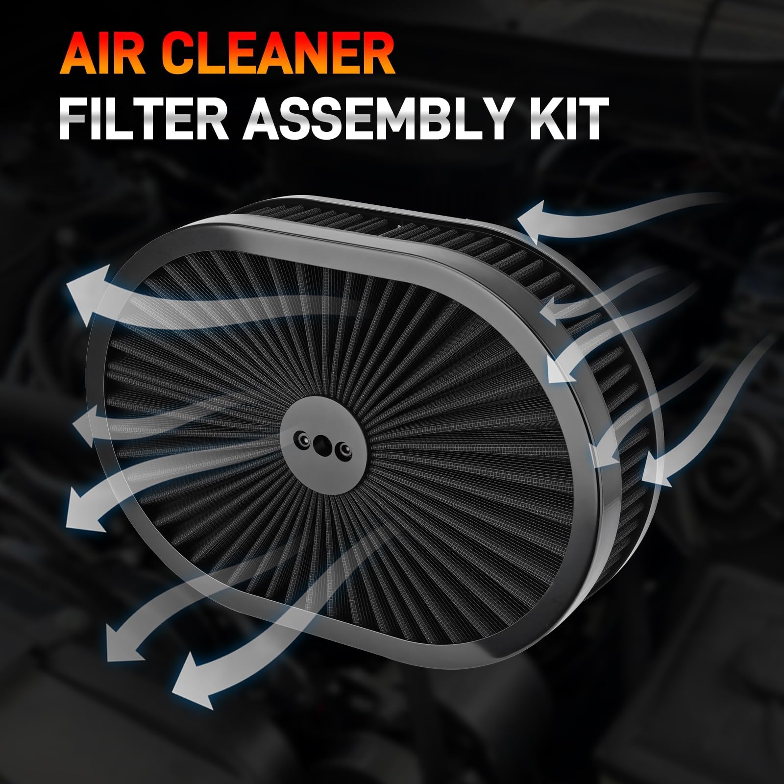 GDUKOP filter element texture detail showing washable media for reusable filtration benefit