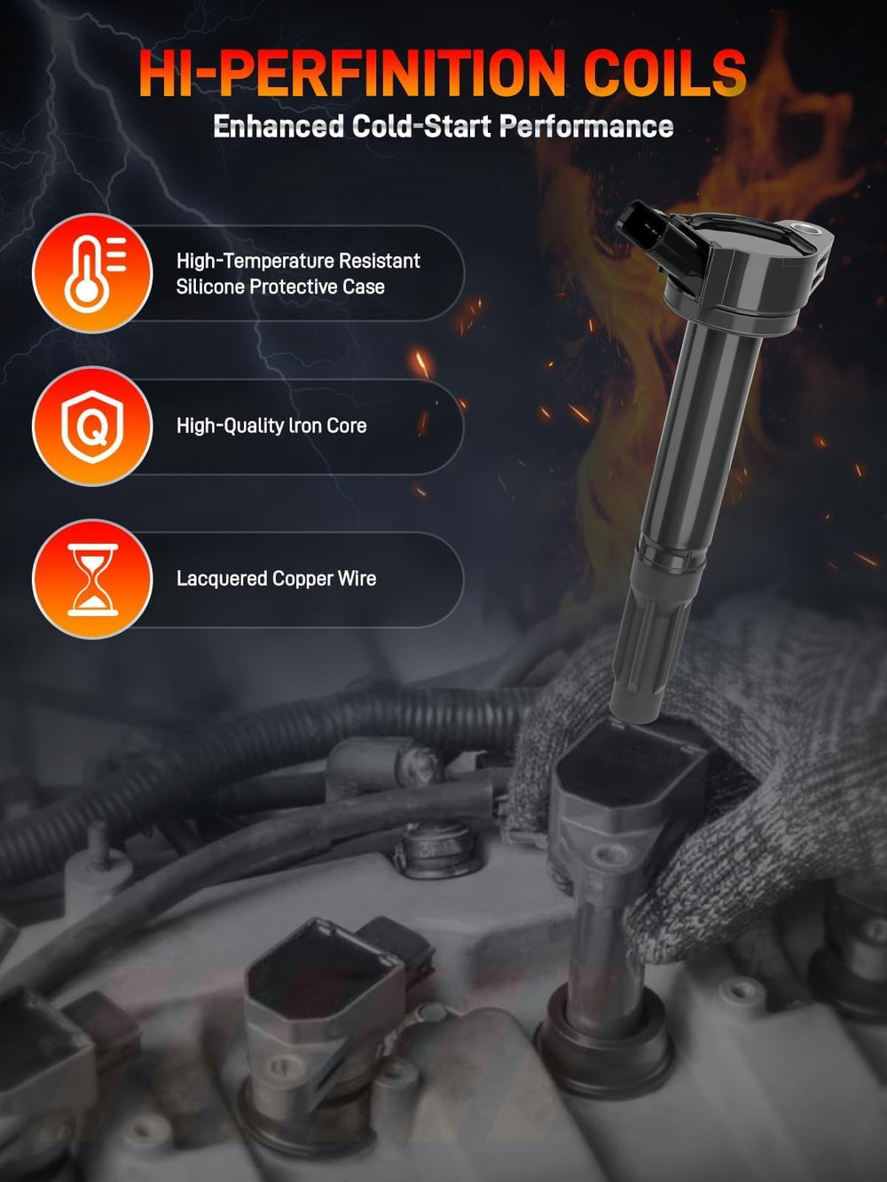 GDUKOP kit installed in engine bay demonstrating fitment and smoother running