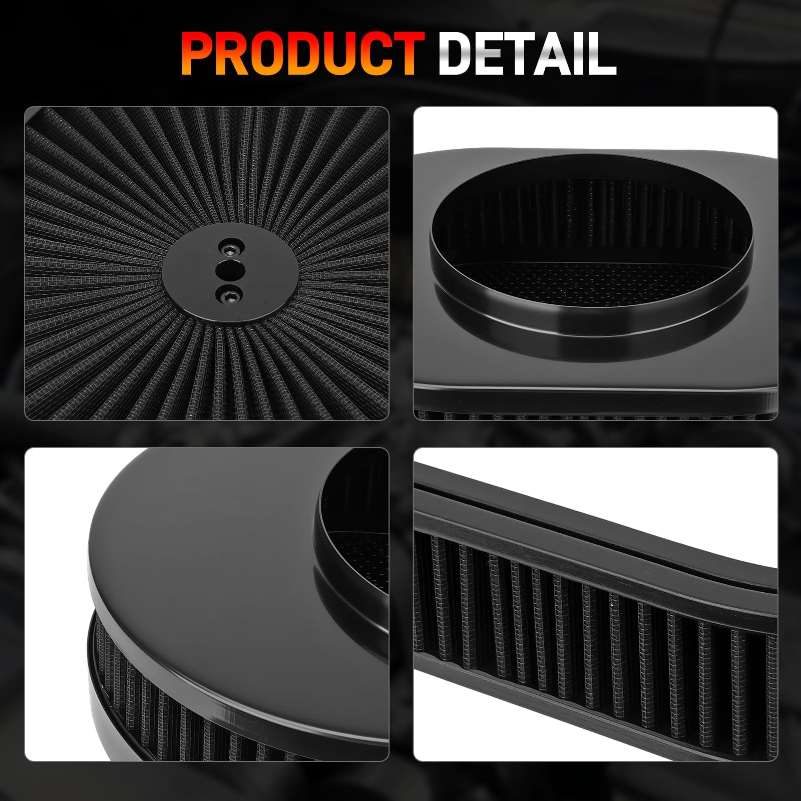 GDUKOP mounting stud and gasket detail showing easy installation and secure seal benefit