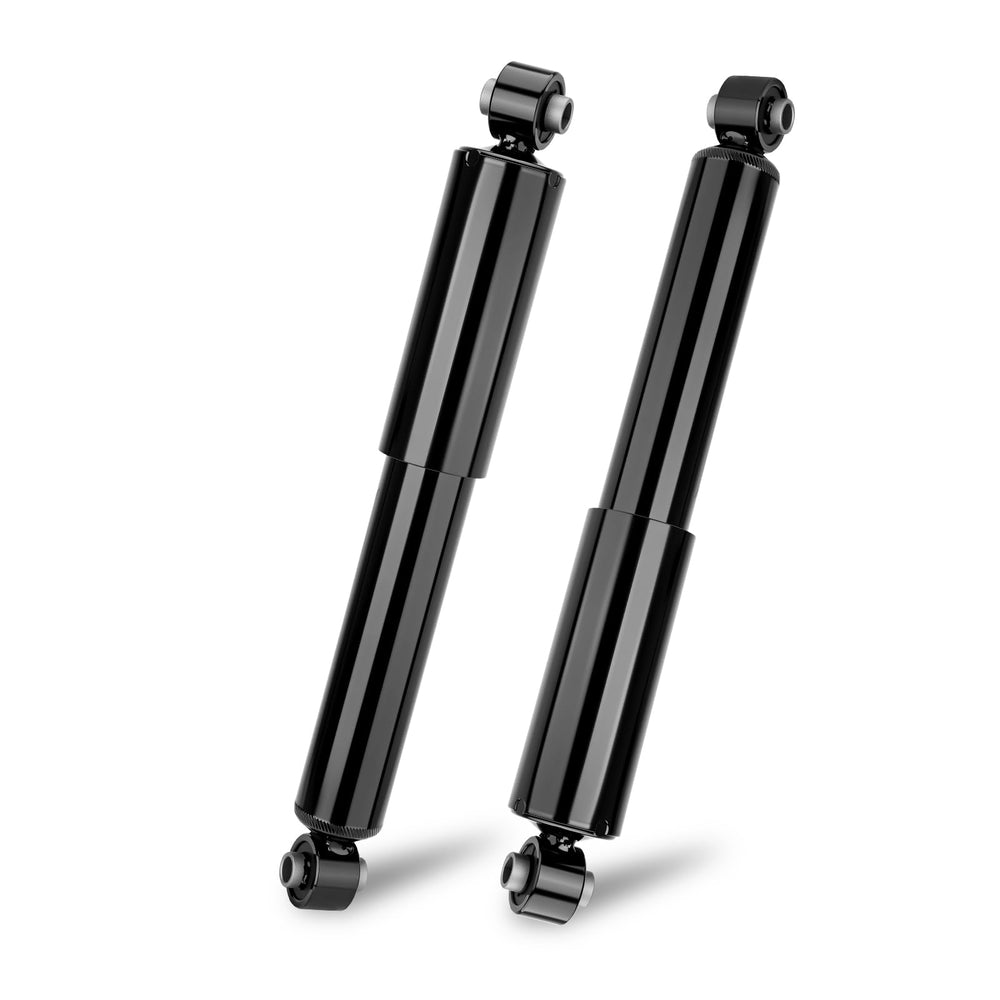 GDUKOP rear shocks front view showing two-unit set and mounting points, improves ride stability