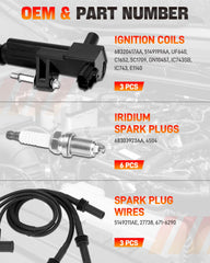 GDUKOP spark plug wire texture and silicone insulation reducing electrical leakage