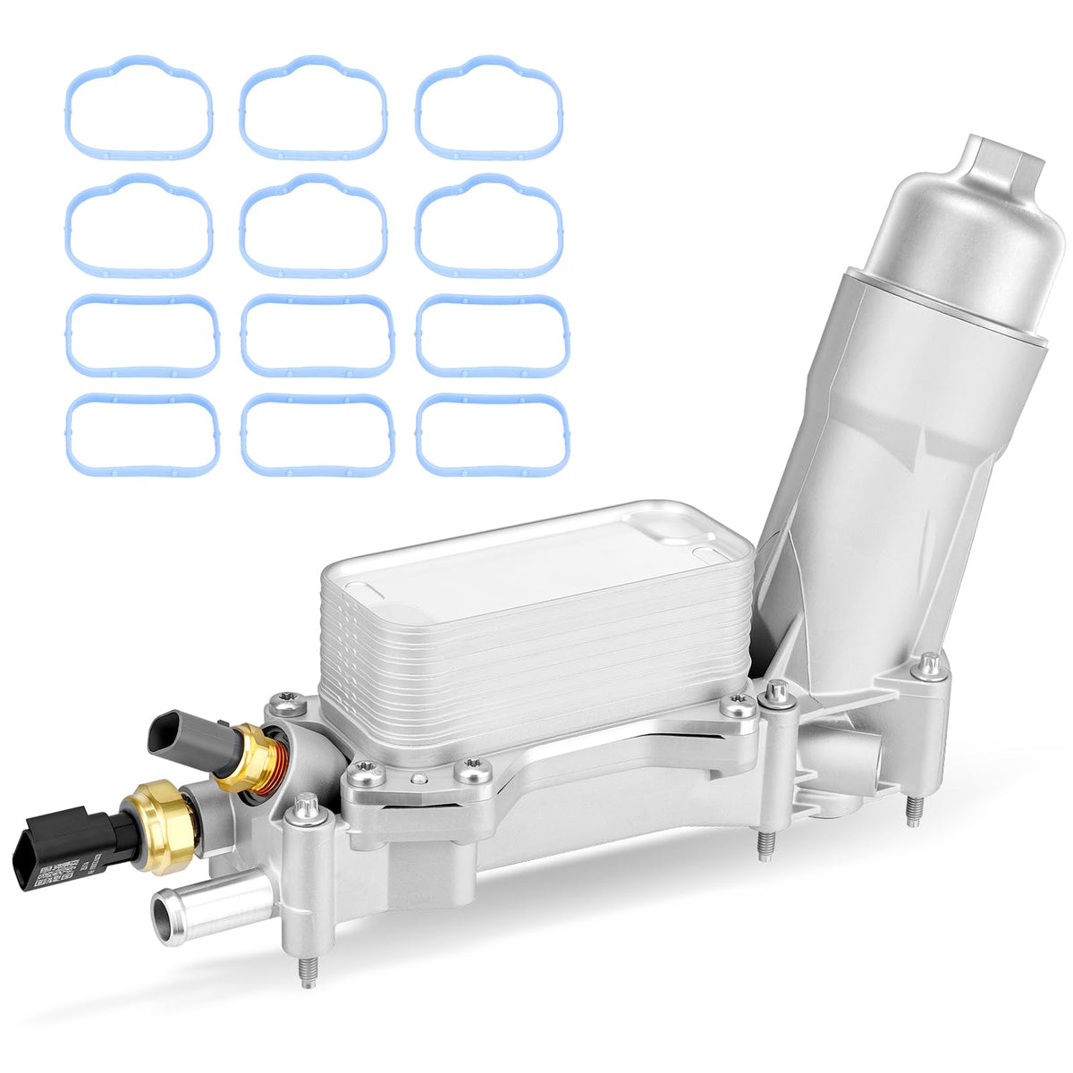 GEARFLEX front view of aluminum housing showing complete assembly and immediate fit benefit