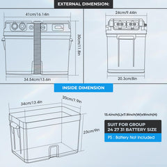 GEARMEISTER top cover and handle showing secure closure and portability benefit