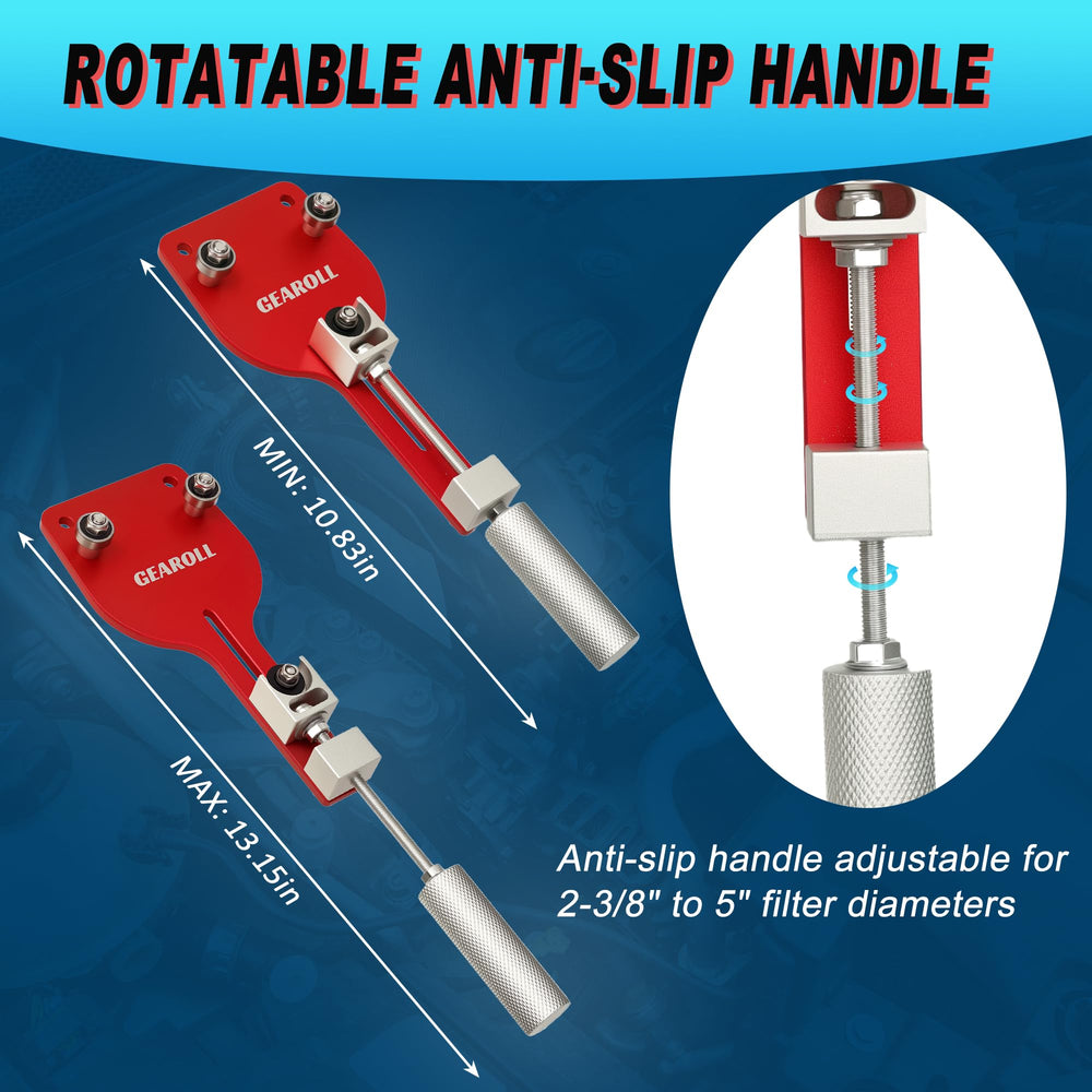 GEAROLL anodized aluminum body close-up highlighting corrosion resistance