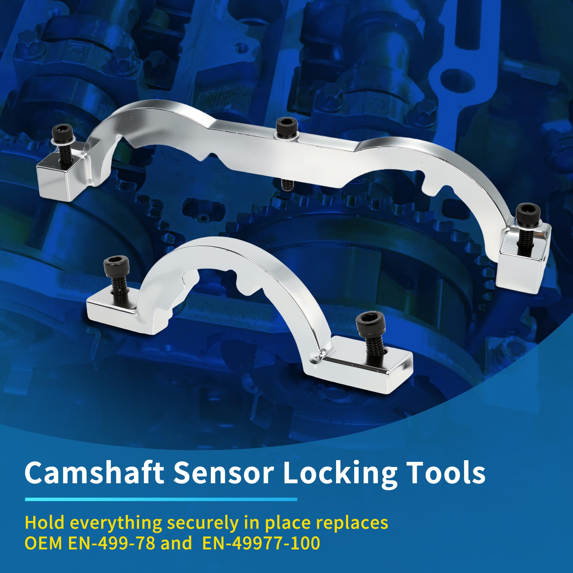 GEAROLL crankshaft locking pin detail showing solid fit to prevent crank rotation