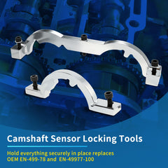 GEAROLL crankshaft locking pin detail showing solid fit to prevent crank rotation