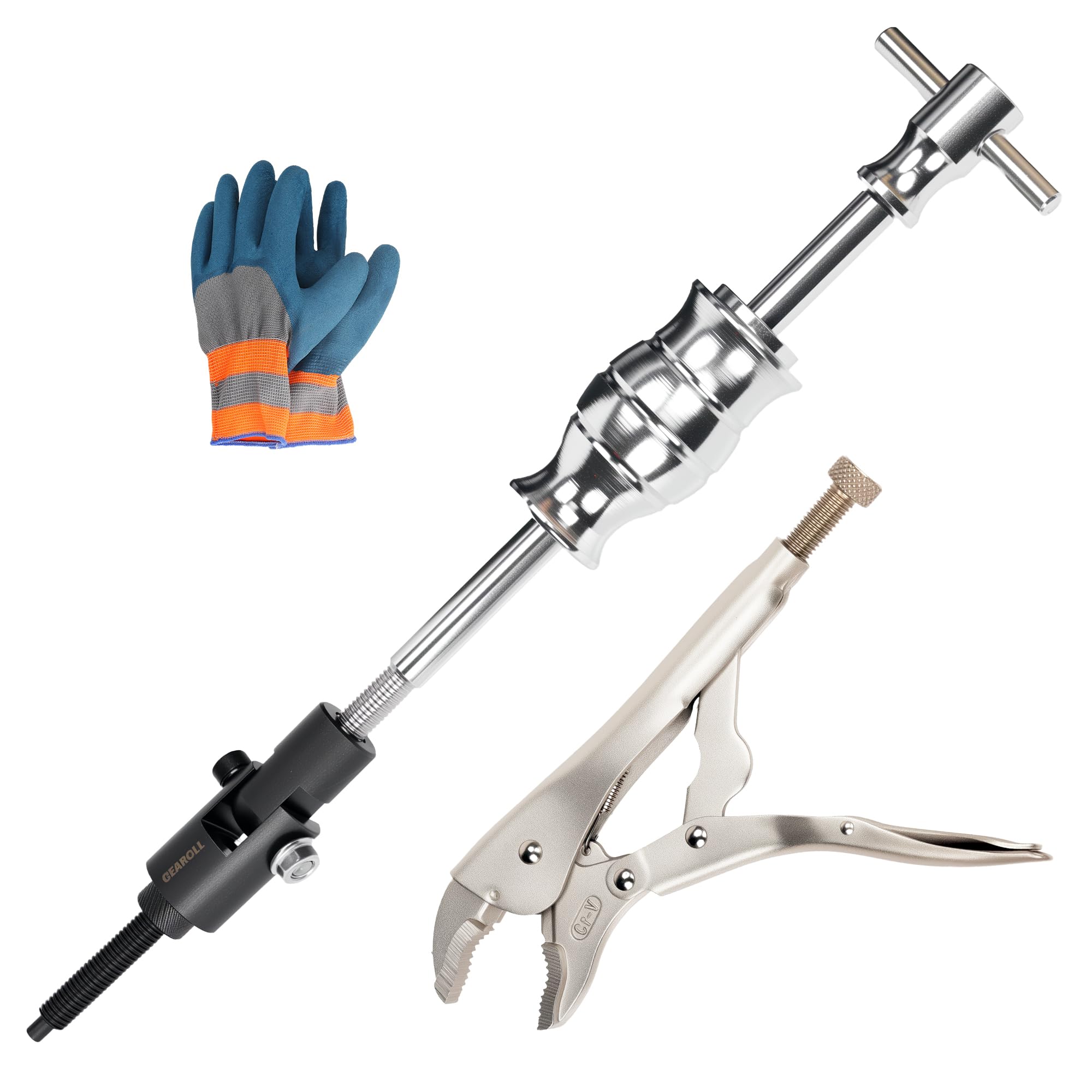 GEAROLL front packaging showing complete puller set and benefits