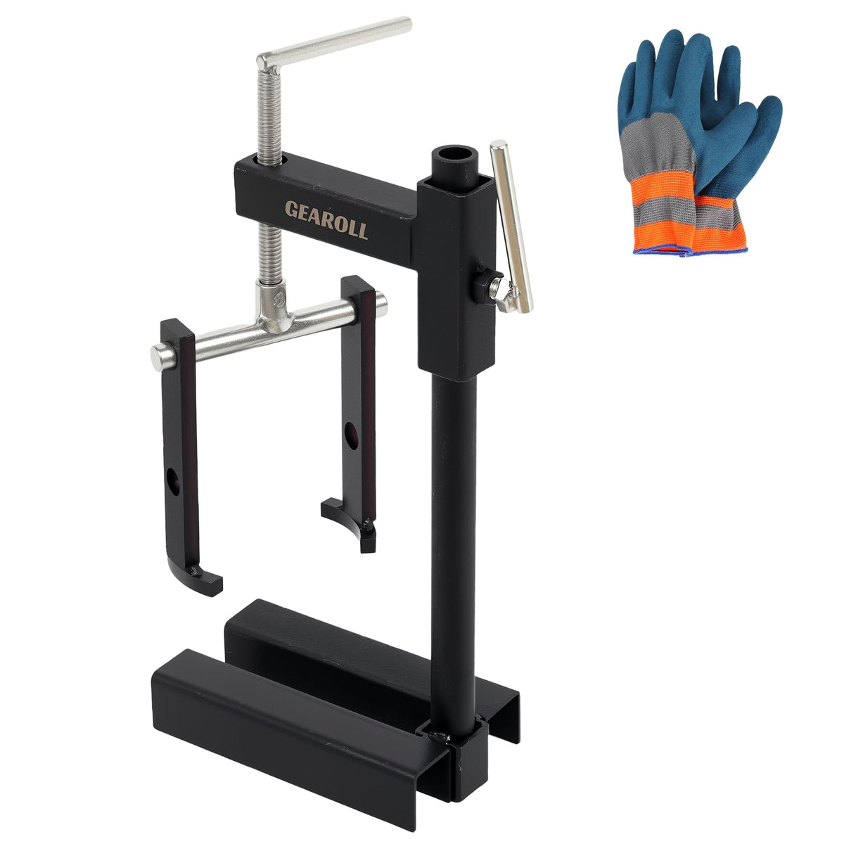 GEAROLL front view of complete tool showing robust construction and easy setup