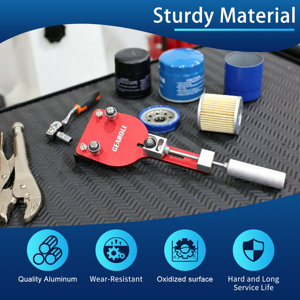 GEAROLL lead screw and positioning rollers for precise blade adjustment