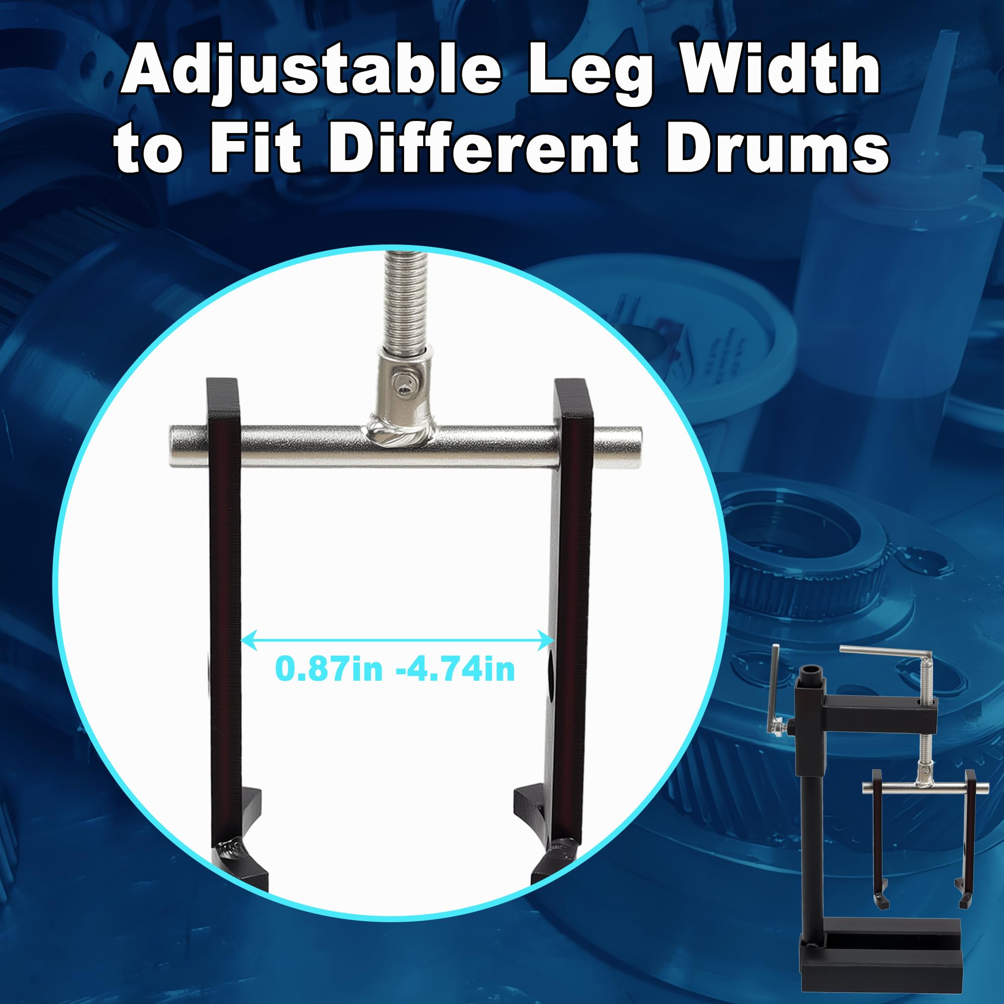 GEAROLL compressing transmission spring inside drum to expose snap ring
