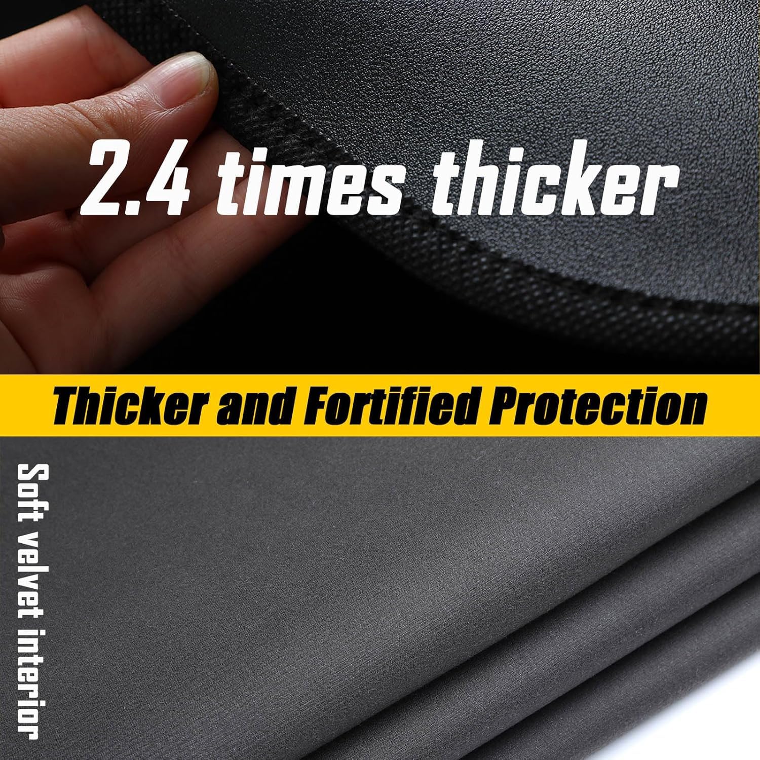 GearTrust close-up of 2.1mm padding demonstrating impact protection benefit