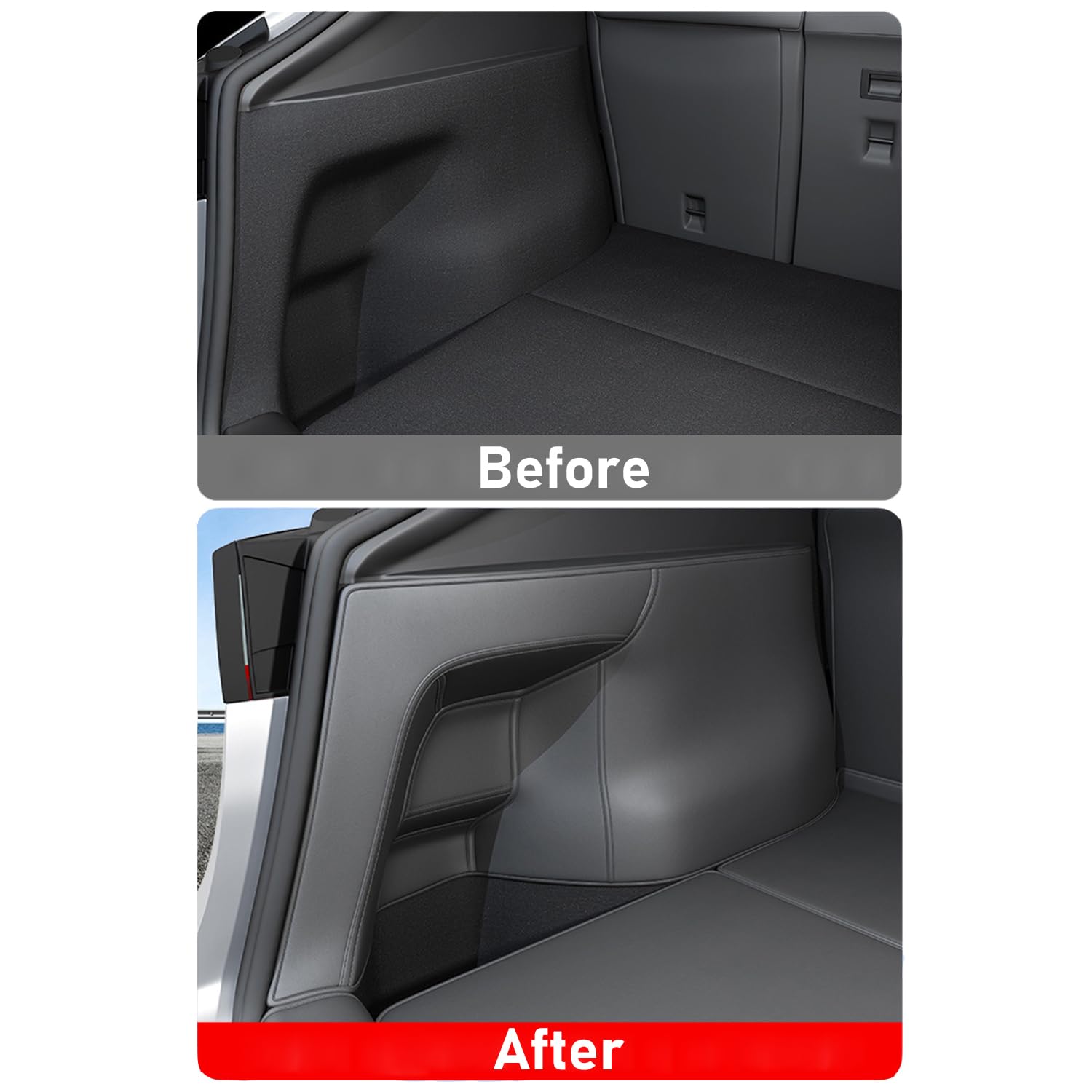 GearUp protecting trunk side from pet claws for durable protection
