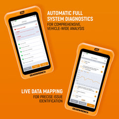 GEARWRENCH GWSMART05 in use on engine demonstrating bidirectional actuator testing