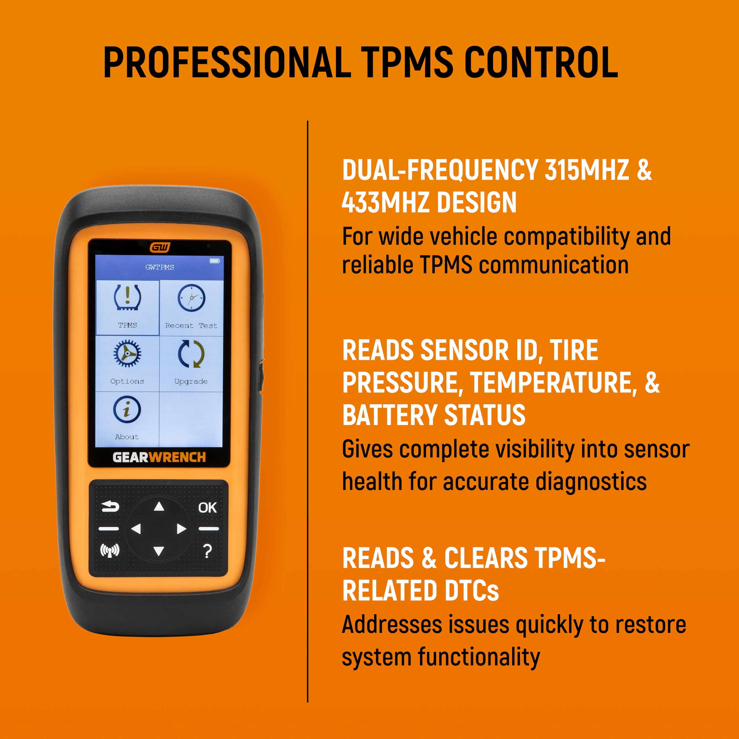 GEARWRENCH GWTPMS programming multiple sensors on a workbench to save time