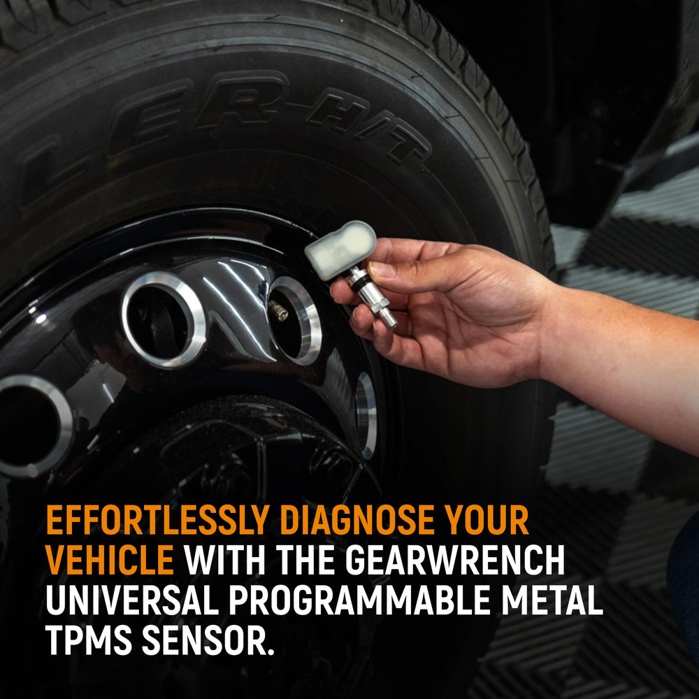 GEARWRENCH sensor being programmed with tool for fast shop workflow