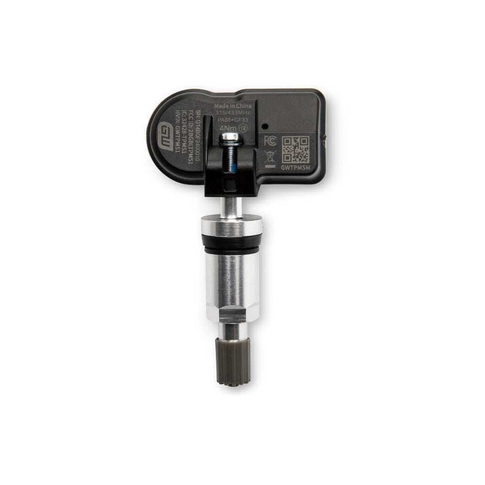 GEARWRENCH sensor installed on wheel during service for fast programming