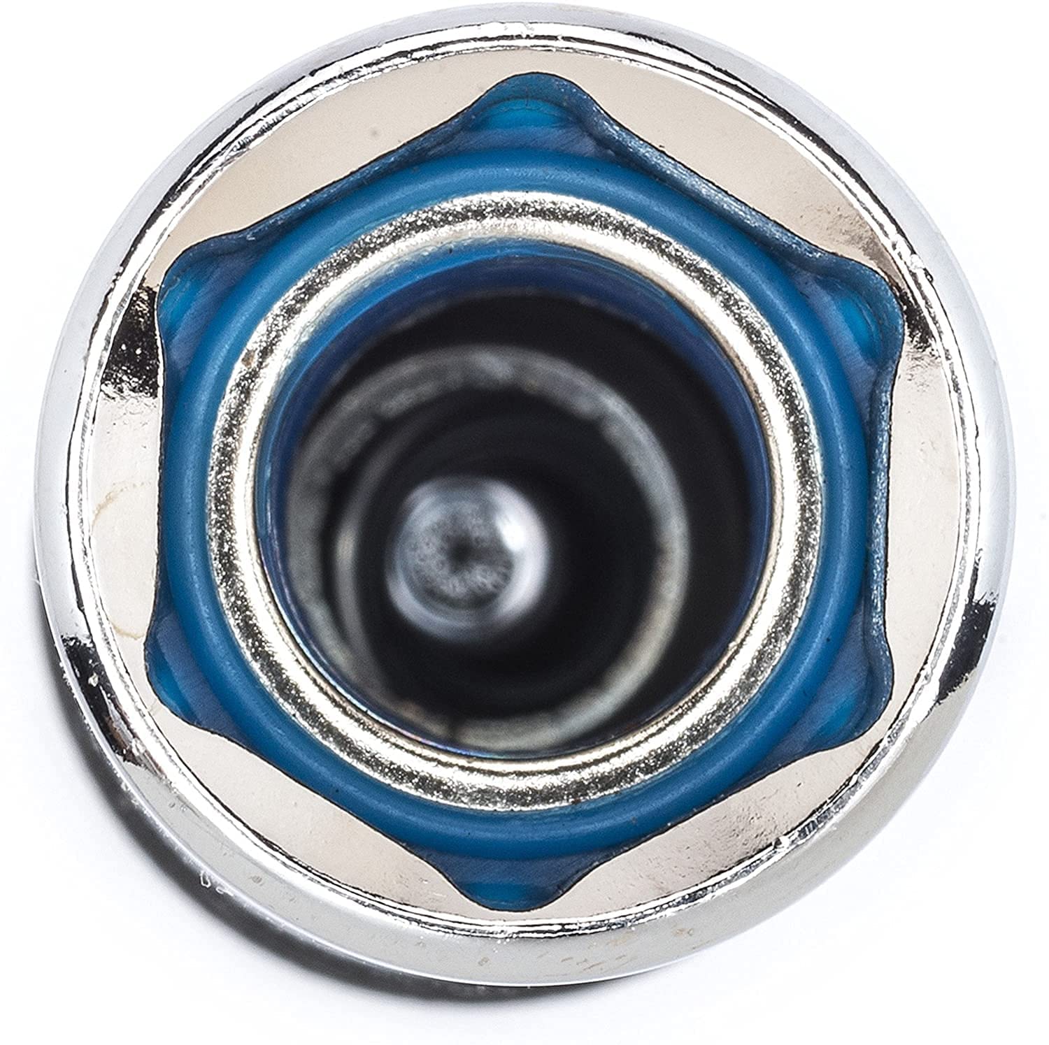 GearWrench magnetic insert view holding spark plug securely during removal