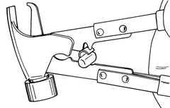 GEARWRENCH tool in use installing weight on an alloy rim without marring