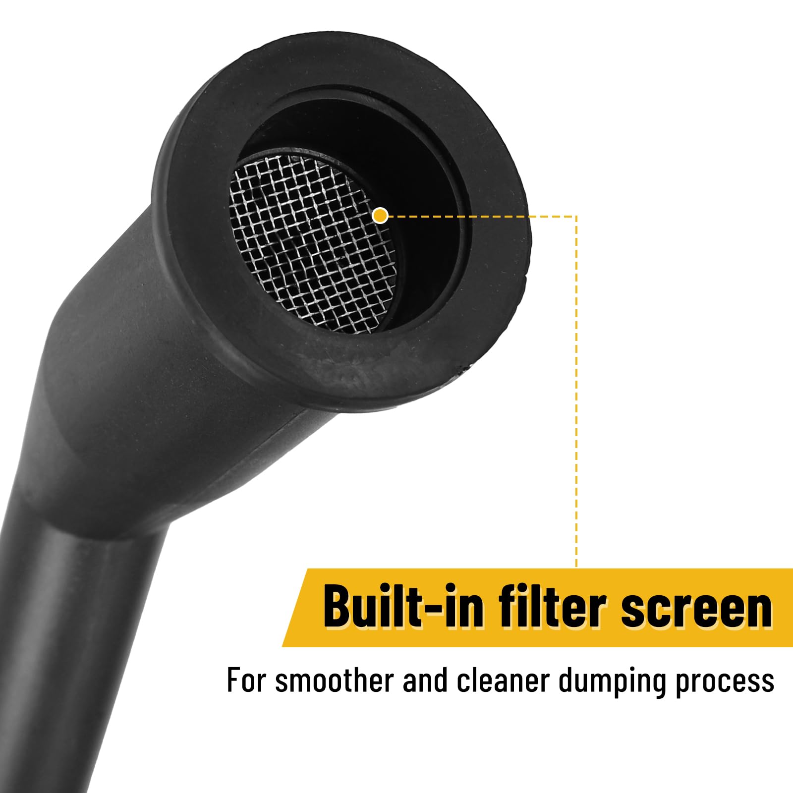 Gedlex angled spout close-up highlighting leakproof pour control and safety