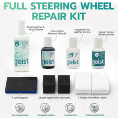 Geist colour restorer sponge applicator detail demonstrating even colour application benefit