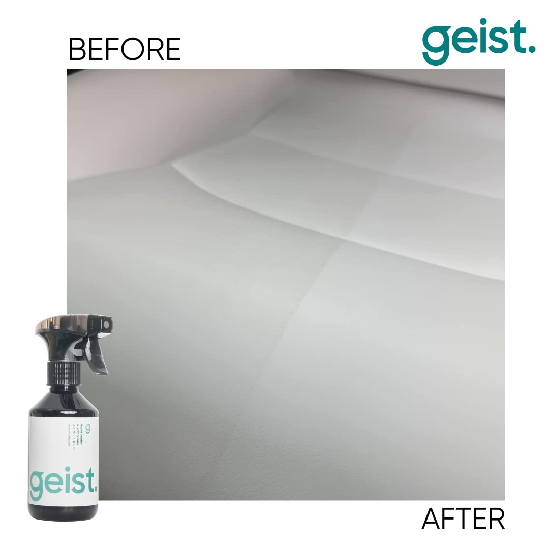 Geist product label and ingredients close-up highlighting plant-based formula