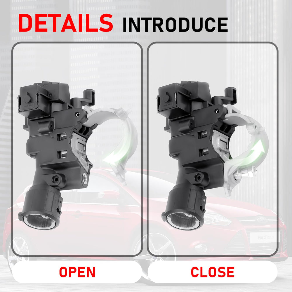 Gelessy installed in steering column illustrating correct alignment
