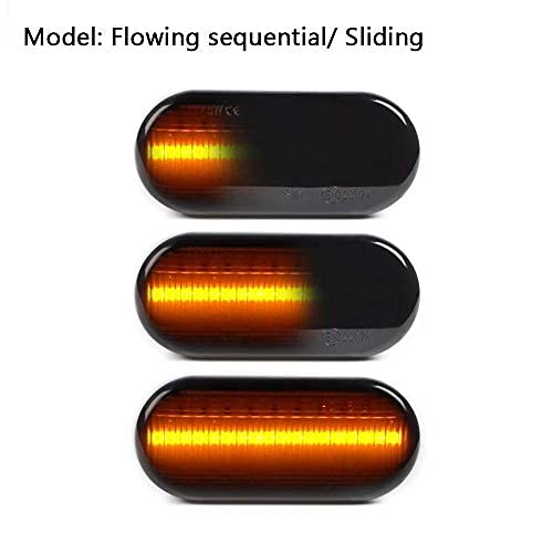 Gempro nighttime sequential illumination showing enhanced road visibility