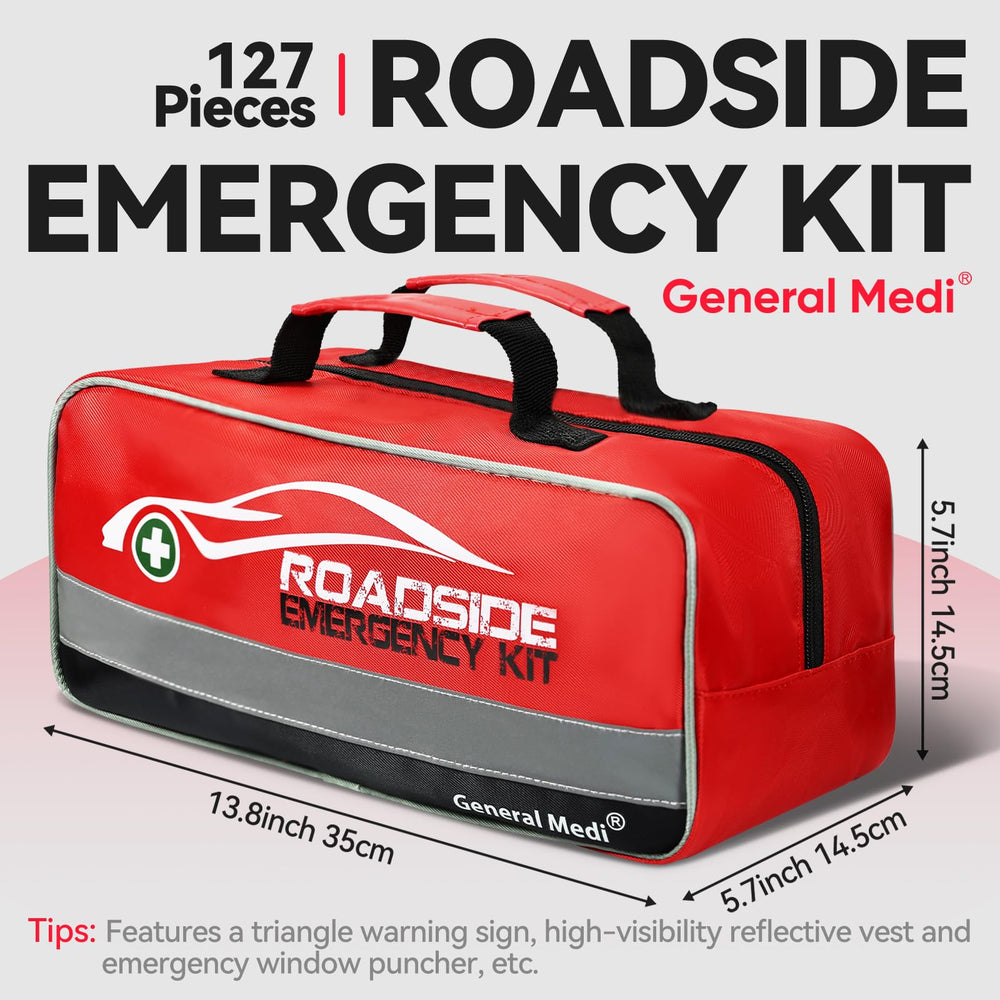 General Medi heavy-duty jumper cables close-up for dependable starts