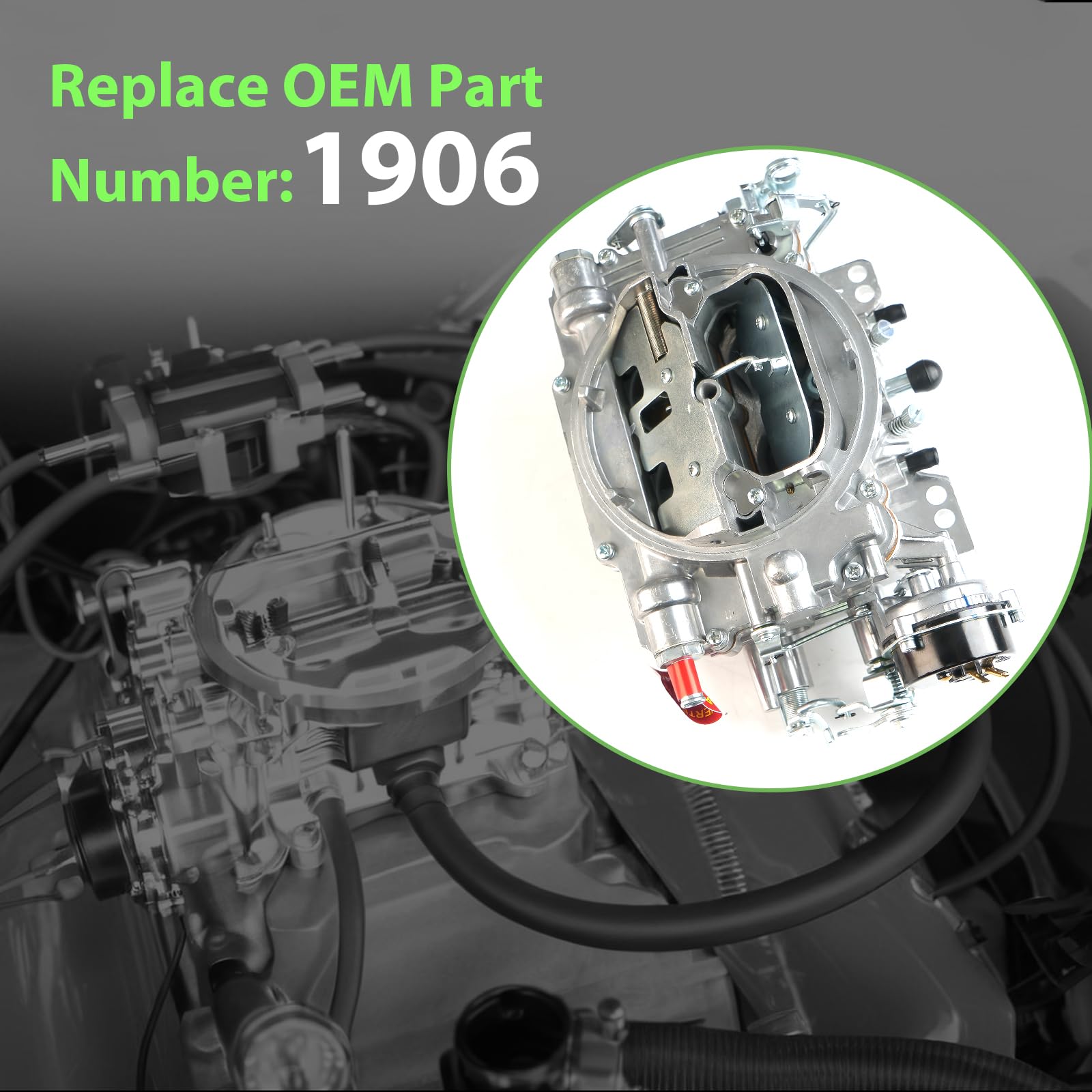 Generic 1906 carburetor gaskets and hardware laid out for simple installation