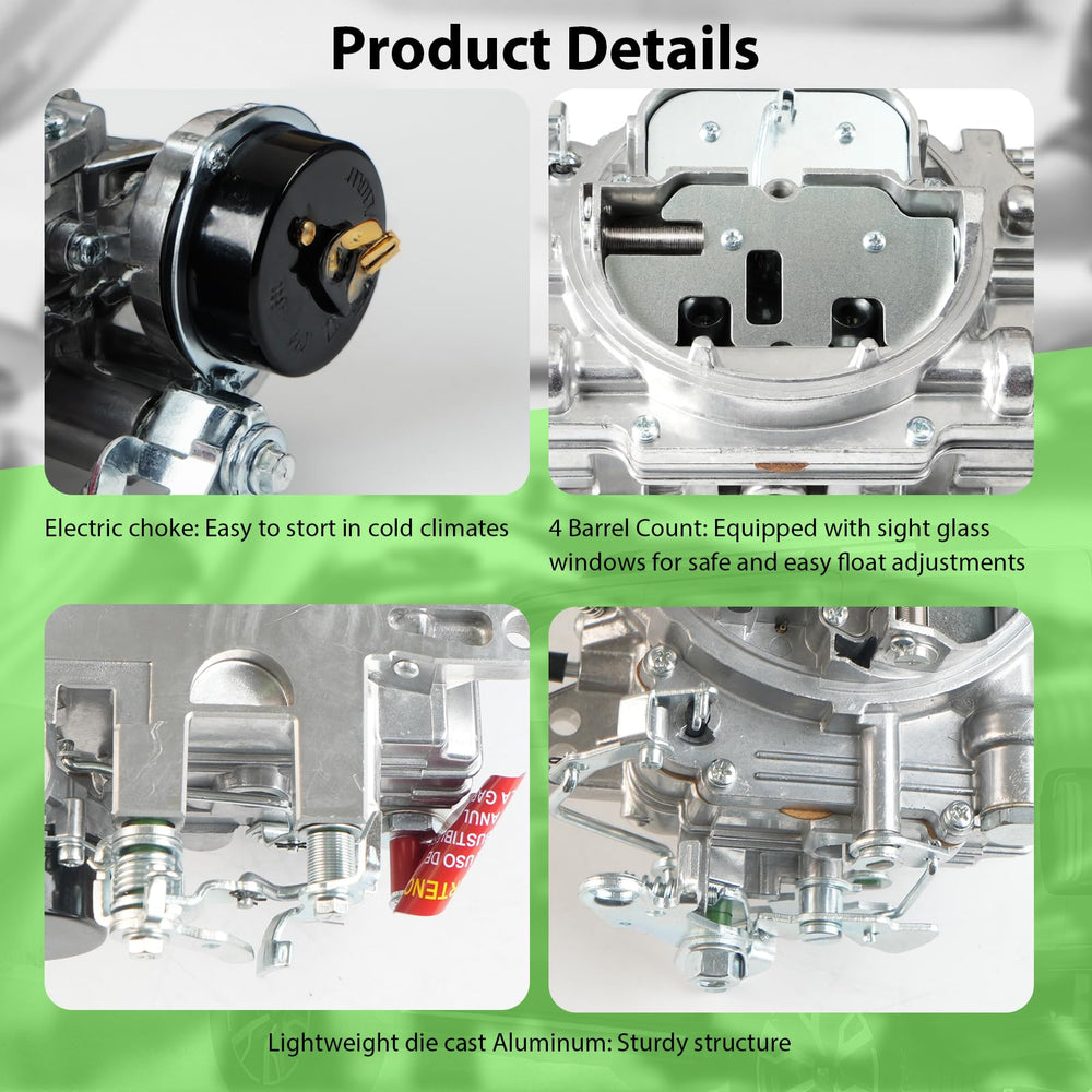 Generic 1906 carburetor installed in engine bay demonstrating direct-fit replacement