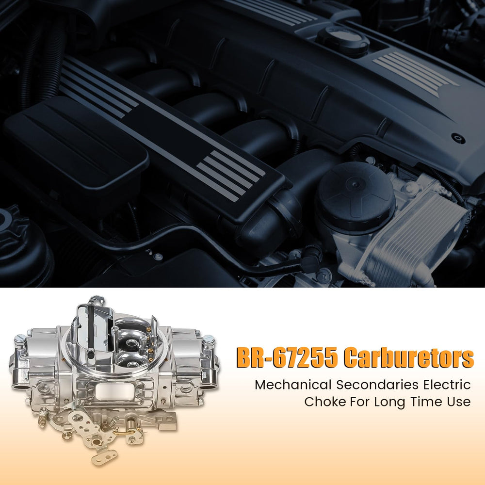 Generic BR-67255 installed on engine showing real-world fitment and performance upgrade